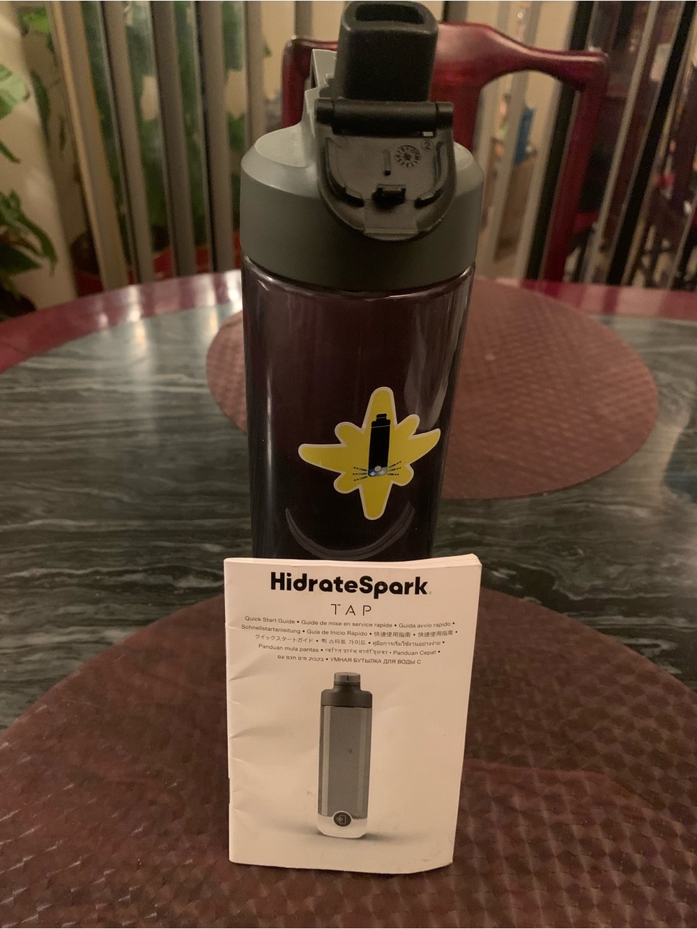 Hidrate Smart Water Bottle - Black